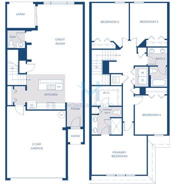 Photos of the Powell model in the Thompson Village subdivision in Apopka, FL