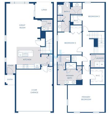 Photos of the Hamilton model in the Thompson Village subdivision in Apopka, FL
