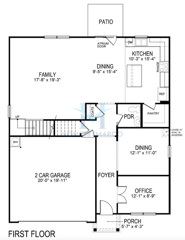 Photos of the Hanover model in the The Hamptons at Riverwood subdivision in Dallas, GA