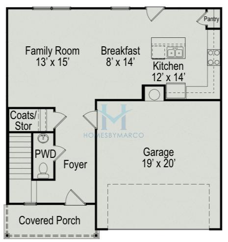 Photos of the Benson II model in the Hopewell Manor subdivision in Dalton, GA