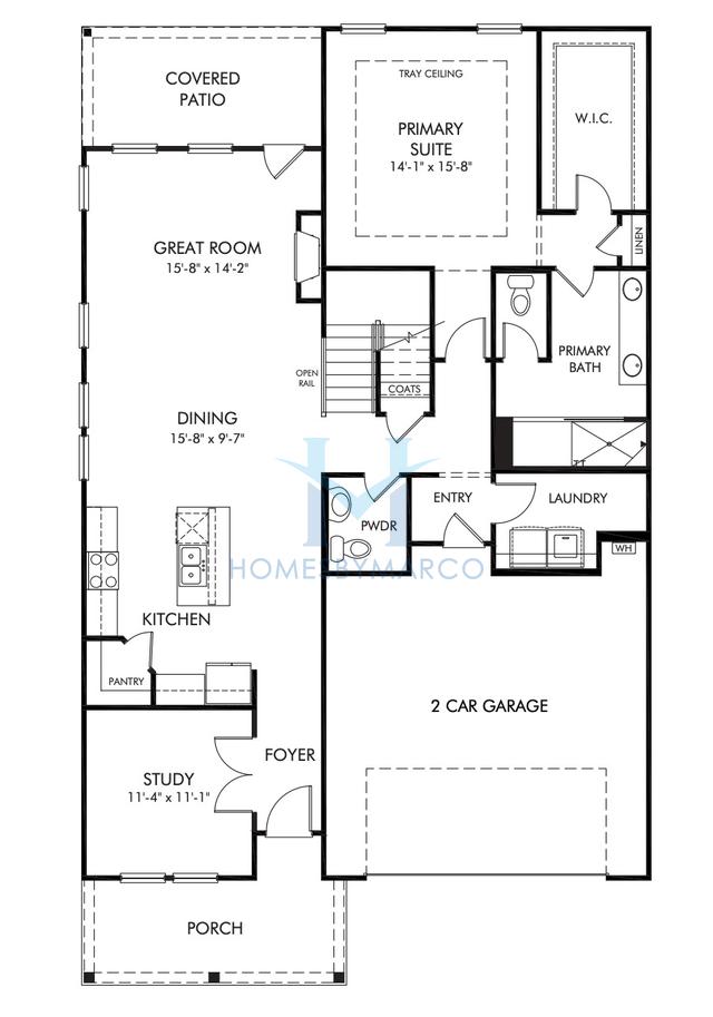 Photos of the Manchester model in the The Woods at Dawson subdivision in Dawsonville, GA