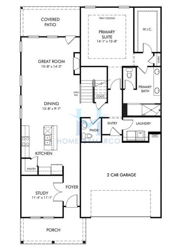 Photos of the Manchester model in the The Woods at Dawson subdivision in Dawsonville, GA