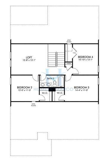 Manchester model in The Woods at Dawson, Dawsonville, GA, built by Meritage Homes
