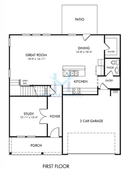 Photos of the Brentwood model in the The Woods at Dawson subdivision in Dawsonville, GA