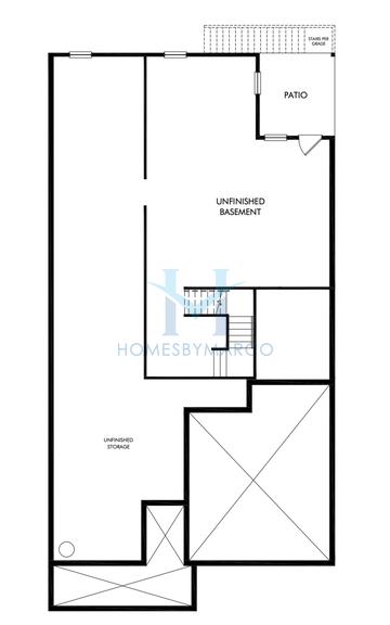 Gibson Basement model in The Woods at Dawson, Dawsonville, GA, built by Meritage Homes