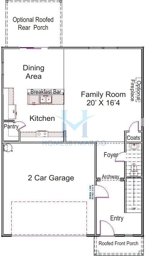 Photos of the Linfield II model in the Mcgee Place subdivision in Charlotte, NC