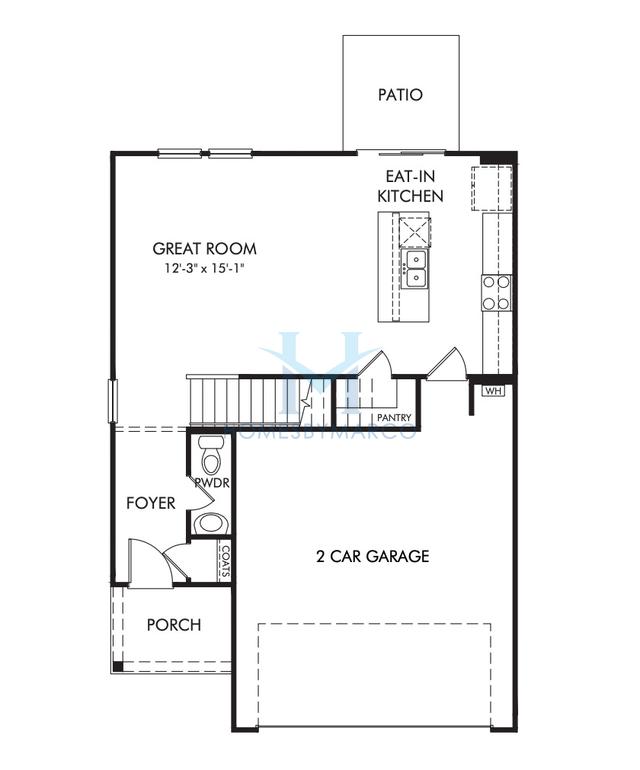 Photos of the Finley model in the Belterra subdivision in Charlotte, NC