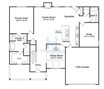 Photos of the Meridian II model in the Saddleridge subdivision in Senoia, GA