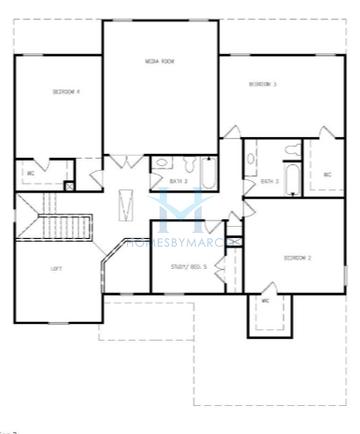 Lauren II model in Rowland Place, McDonough, GA, built by DRB Homes