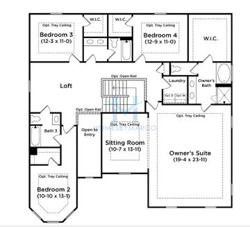 Photos of the Isabella V model in the Riverbend Overlook subdivision in Fayetteville, GA