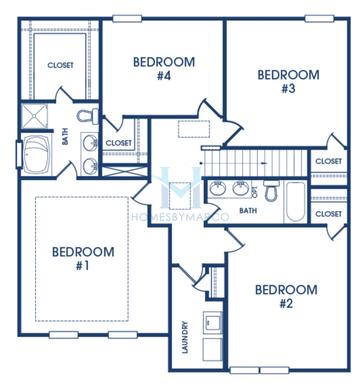 Photos of the Vivian model in the Villages at Oakshire subdivision in Atlanta, GA