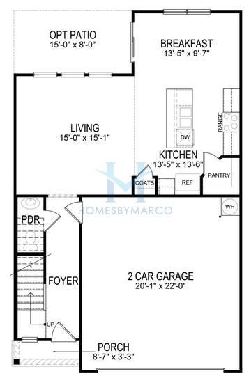 Photos of the Darwin model in the Bristol Terrace subdivision in Statesville, NC