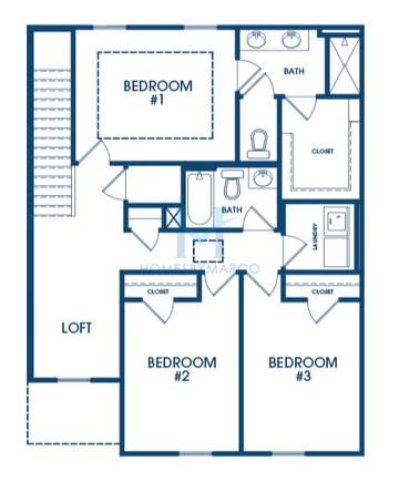 Photos of the Cabral model in the Villages at Oakshire subdivision in Atlanta, GA
