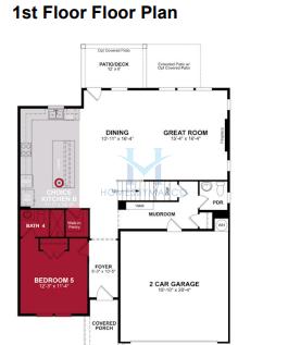 Photos of the Canton model in the Pine Mountain Park subdivision in Kennesaw, GA