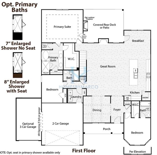 Photos of the Holiday III model in the The Reserve At Lanier subdivision in Buford, GA