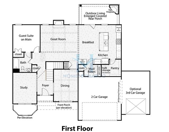 Photos of the Chelsea II model in the The Reserve At Lanier subdivision in Buford, GA