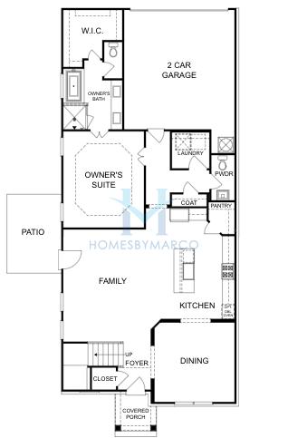 Photos of the Charleston model in the Millcroft subdivision in Buford, GA