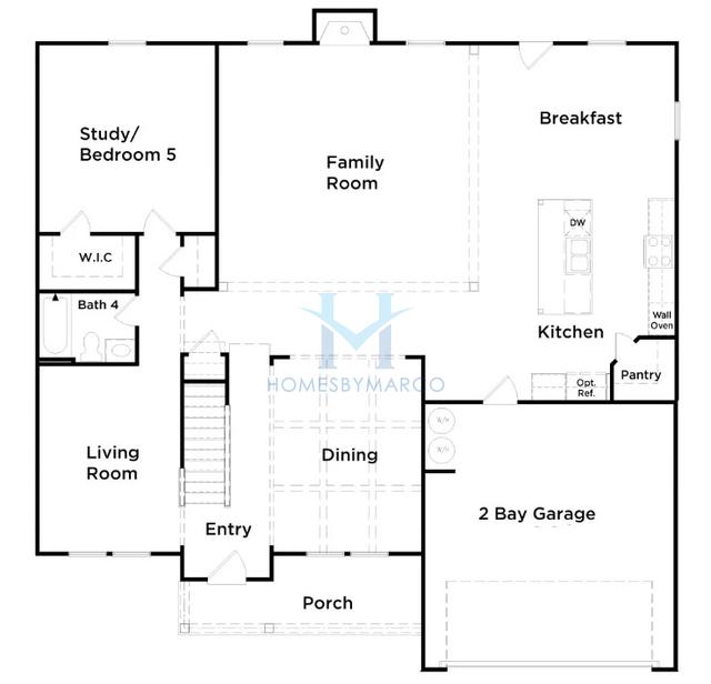 Photos of the McKinley II model in the Westwind Estates subdivision in Hampton, GA