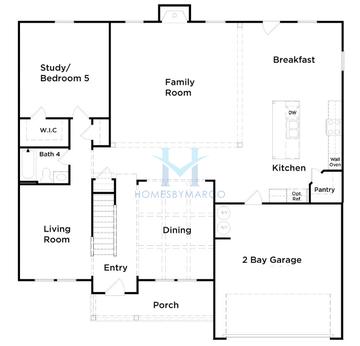 Photos of the McKinley II model in the Berkeley Lakes subdivision in Locust Grove, GA