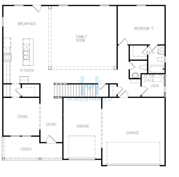 Photos of the Rosemary II model in the Westwind Estates subdivision in Hampton, GA