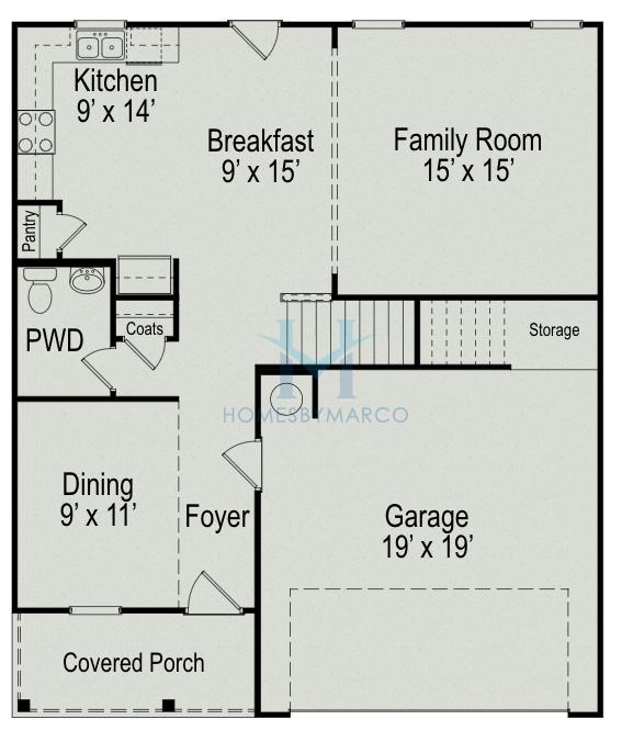 Photos of the Coleman D model in the Province at Hickory Flat subdivision in Canton, GA