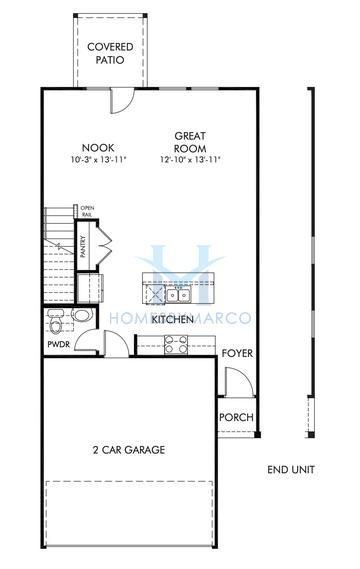 Photos of the Jade model in the Brooks at Riverview Landing subdivision in Smyrna, GA