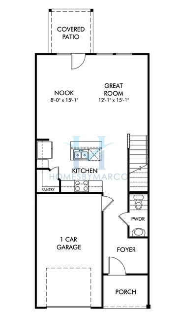 Photos of the Amber model in the Sweetwater Green subdivision in Lawrenceville, GA