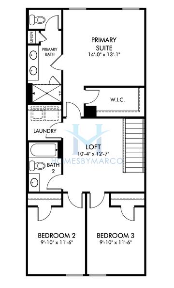 Amber model in Sweetwater Green, Lawrenceville, GA, built by Meritage Homes