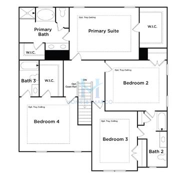 Photos of the Radcliffe model in the Berkeley Lakes subdivision in Locust Grove, GA