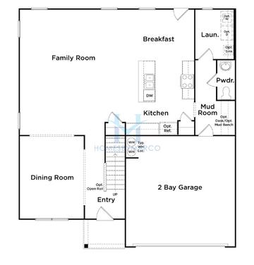 Radcliffe model in Berkeley Lakes, Locust Grove, GA, built by DRB Homes