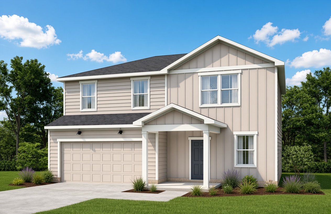Ibis model in Westfield Village, Covington, GA, built by Centex