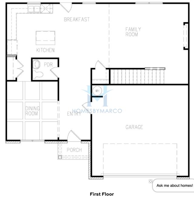 Photos of the Hamrick model in the North Hampton subdivision in Hampton, GA