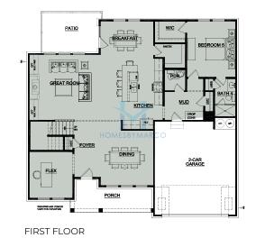 Photos of the The Dawson model in the The Porches At Mobley Lake subdivision in Dacula, GA