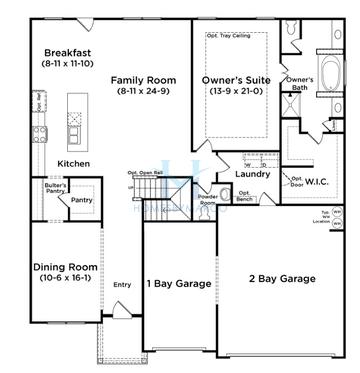 Photos of the Rainier model in the Grandview at Millers Mill subdivision in Stockbridge, GA
