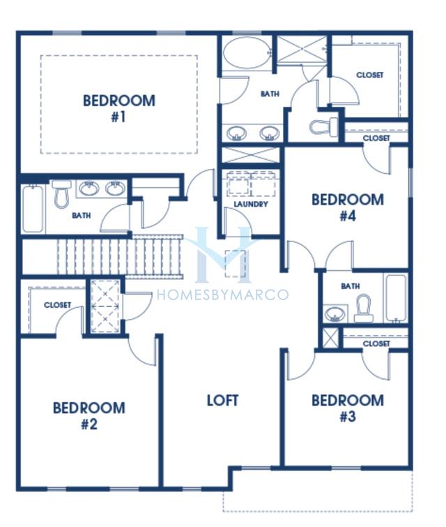 Photos of the Hanover model in the Stillwater Springs subdivision in Dacula, GA