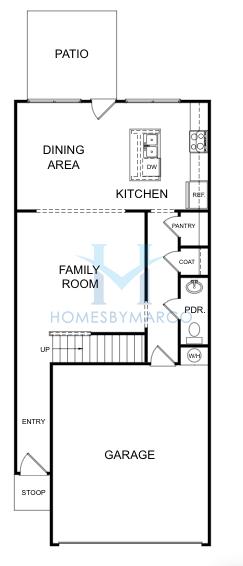 Photos of the Turner model in the Pebblewood Grove subdivision in Canton, GA