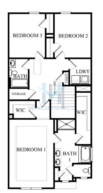 Salisbury model in Waypoint, Flowery Branch, GA, built by D.R. Horton