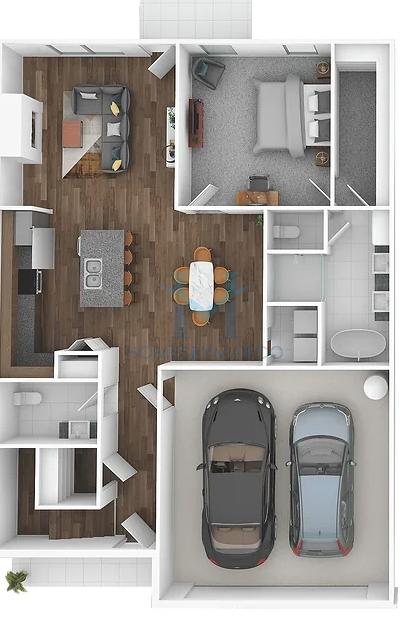 Photos of the Whisper Woods model in the Whisper Woods at Majors subdivision in Cumming, GA