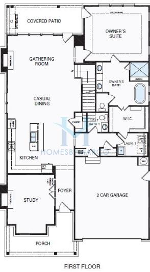 Photos of the Pearson model in the Manning on the Square subdivision in Alpharetta, GA