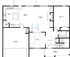 Photos of the St. Thomas model in the Enclave at Brookside Crossing subdivision in Auburn, GA