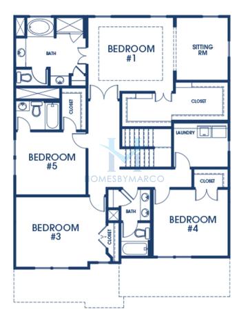 Photos of the Hampshire model in the Westland subdivision in Bogart, GA