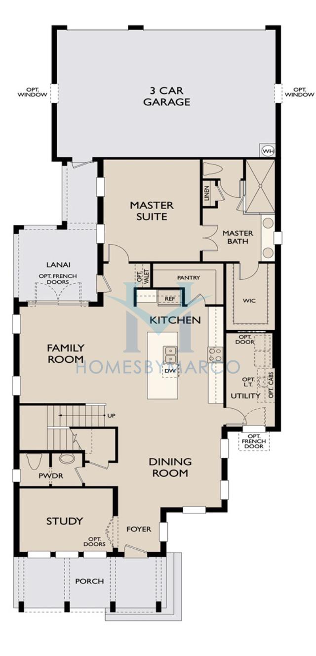 Photos of the Emory model in the Laureate Park subdivision in Orlando, FL