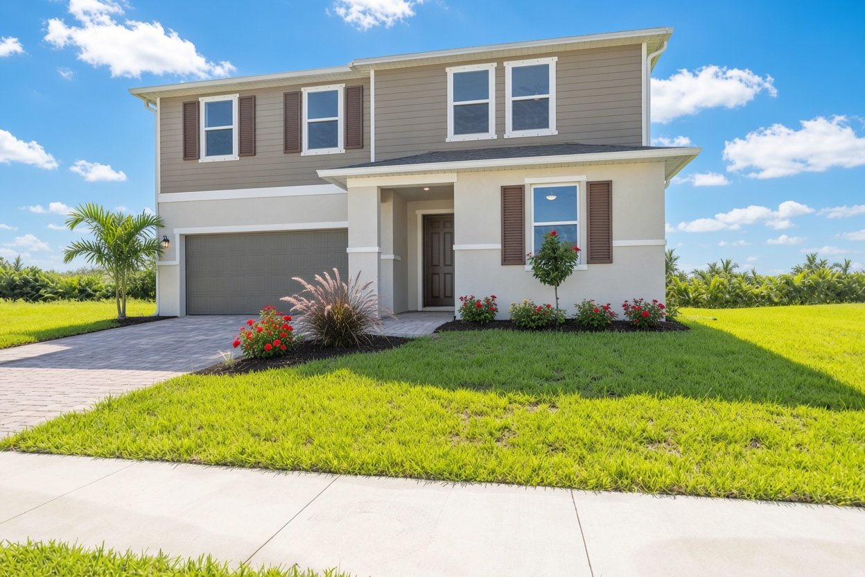 2566 model in Coves of Estero Bay, Fort Myers, FL, built by KB Home