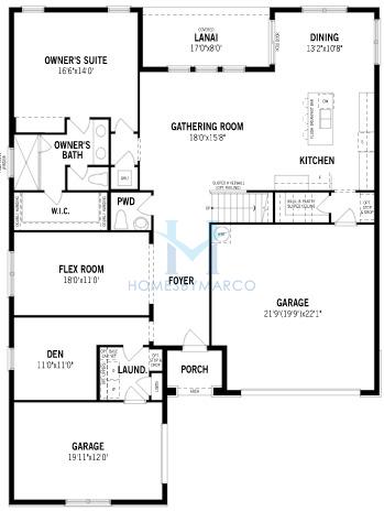 Photos of the Sarasota model in the Waterbrooke subdivision in Clermont, FL