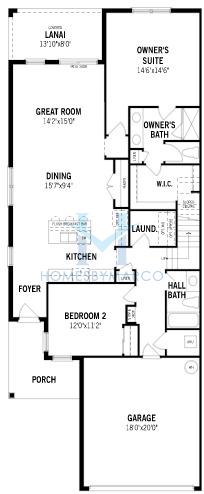 Photos of the Tuscany model in the Waterbrooke subdivision in Clermont, FL