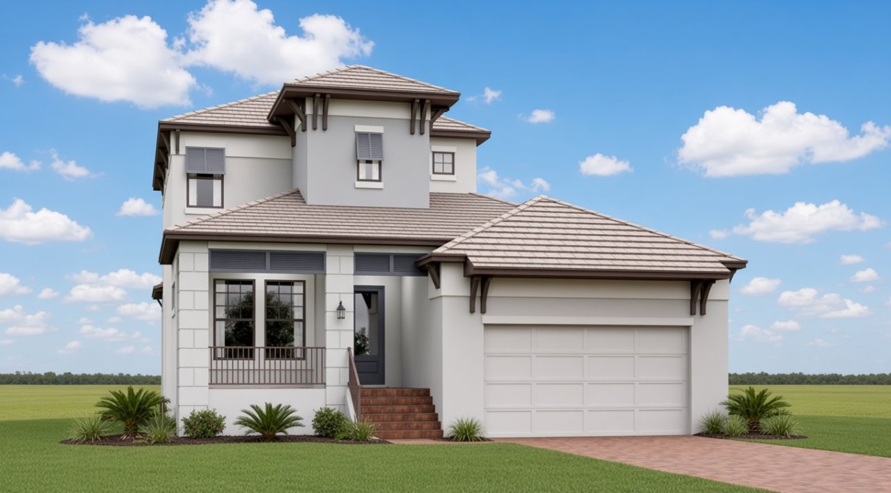 Anna Maria II model in Southshore Yacht Club, Ruskin, FL, built by Lennar