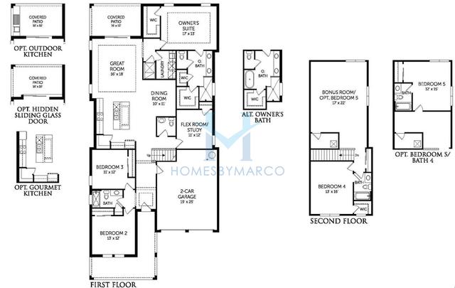 Photos of the Fontana model in the Laureate Park subdivision in Orlando, FL