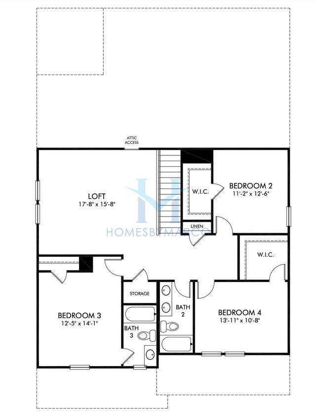 Sherwood model in Stoneybrook Station, Huntersville, NC, built by Meritage Homes