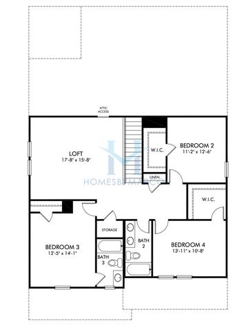 Sherwood model in Westmont Preserve, Powder Springs, GA, built by Meritage Homes