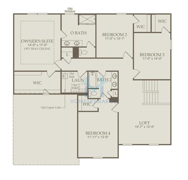 Riverton model in Ashworth Estates, Powder Springs, GA, built by Pulte Homes